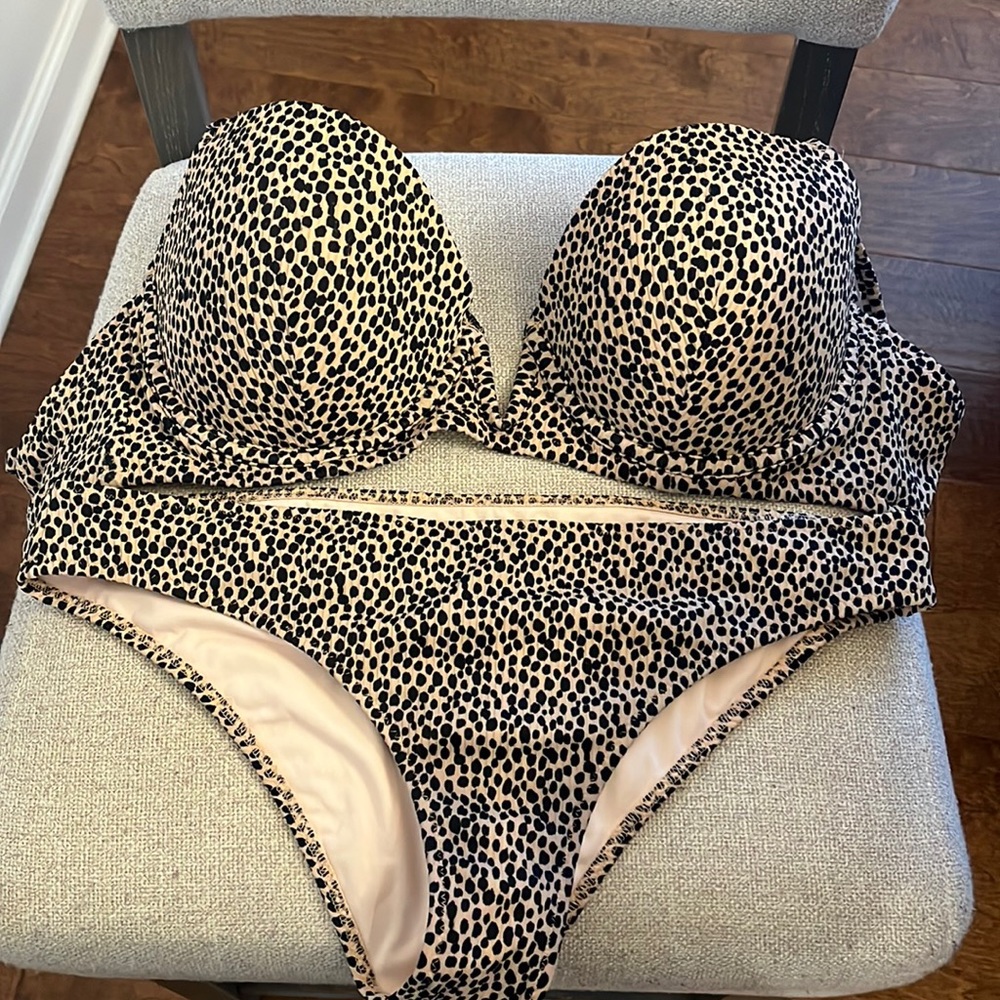 Shade and shore leopard print bikini set